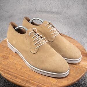 GEOX Respira Suede Lace Up Plain Toe Dress Shoes US Size 12 EU Size 45